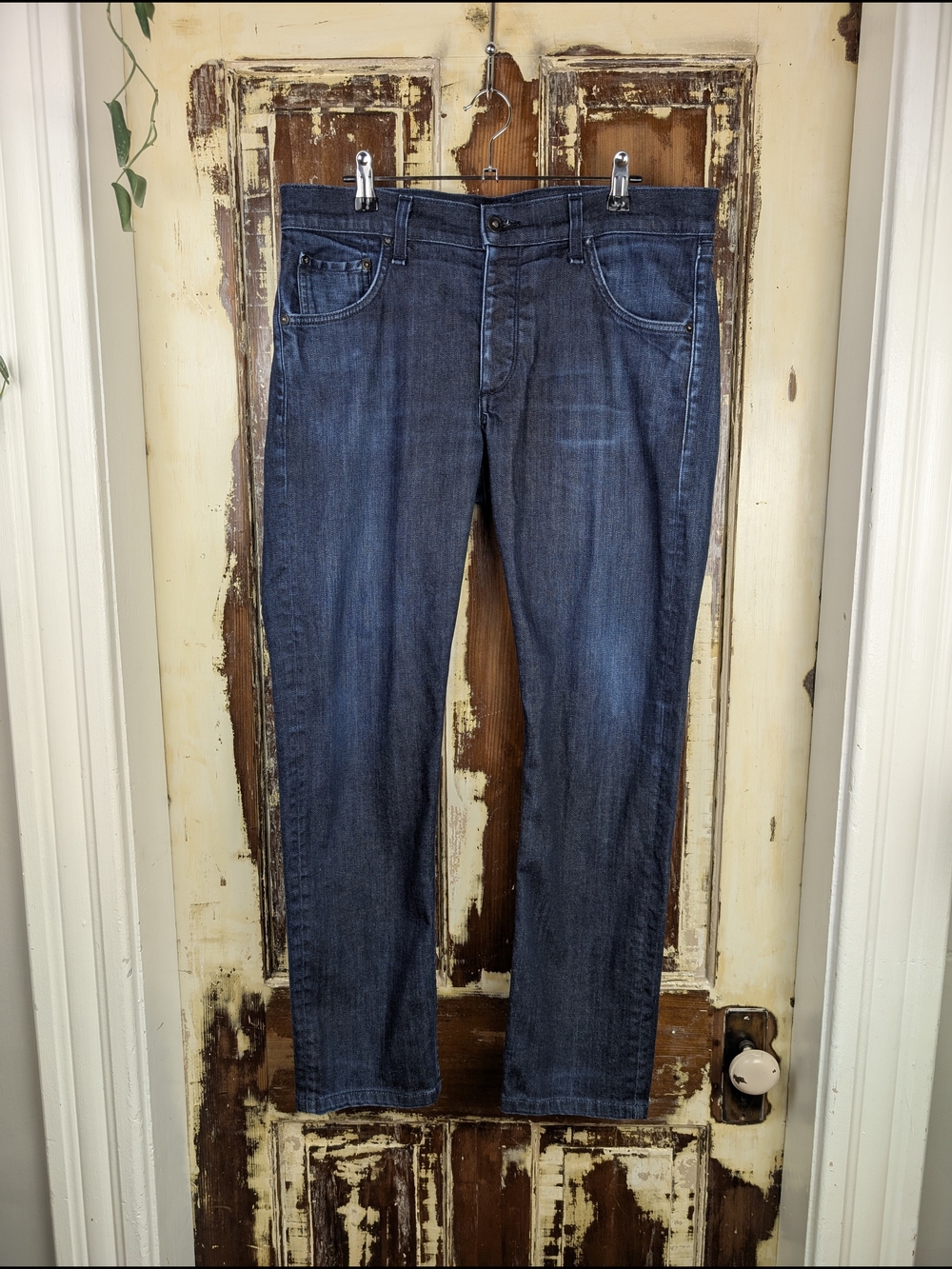 rag & bone Fit 2 Slim Jeans Men’s 33 Dark Wash Premium Stretch Denim Minimalist